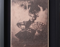 Pendet-Dancer-2-Tintype-Photo-scan-printed-on-banana-paper-40-x-31-cm