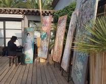Yokii Live Painting at Taman Antik St Tropez