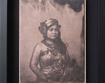 Balinese-Dancer-3-Tintype-Photo-scan-printed-on-banana-paper-40-x-31-cm