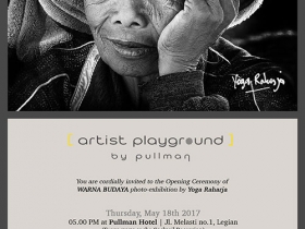 Yoga Raharja - WARNA BUDAYA photo-exhibition at Pullman Hotel Legian, Bali